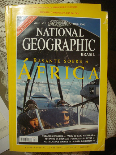 Primeira Edição Da Revista Natiolal Geographc Em Portugrues