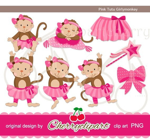 Kit Imprimible Monitos Nena Imagenes Clipart Cod 6
