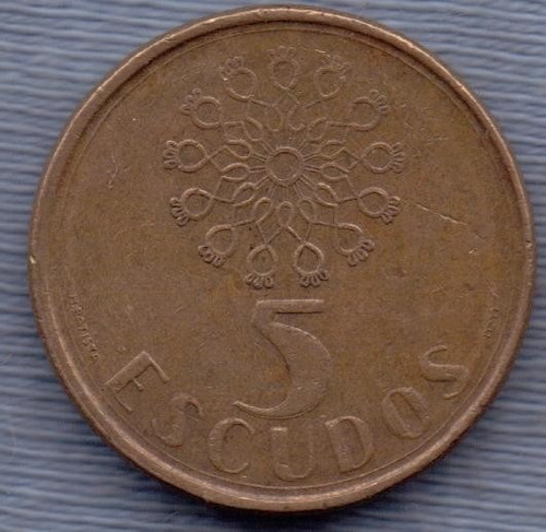 Portugal 5 Escudos 1989 * Escudo *