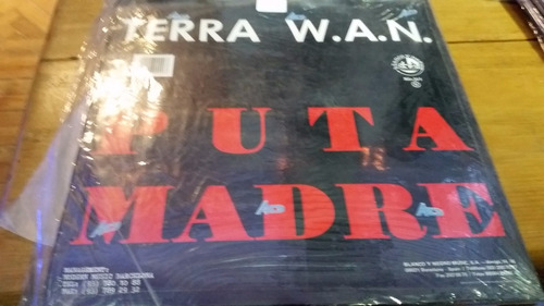Terra Wan De Puta Madre Maxi Vinilo Con Tapa Spain 1992
