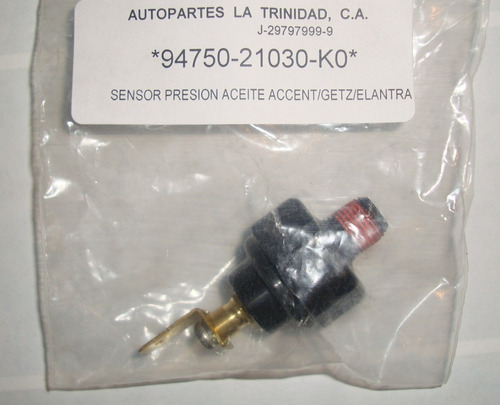 Sensor Presión Aceite Hyundai Accent / Elantra / Getz