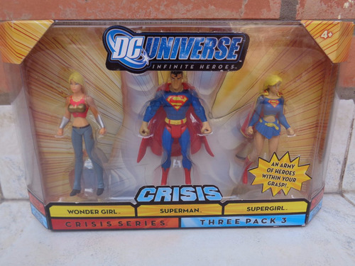 Dc Universe Infinite Crisis Wonder Girl Superman Supergirl