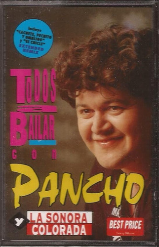 Pancho Y La Sonora Colorada Todos A Bailar Cassette Nuevo