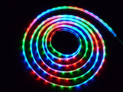 Fita Led Rgb 3528 Rolo 5m 300 Leds + Controle + Fonte 3a
