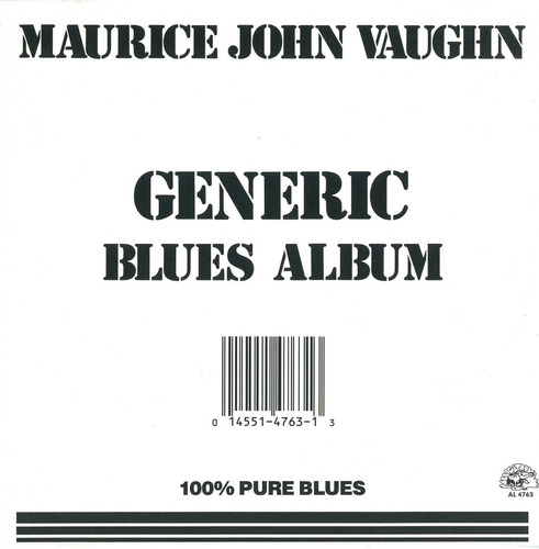 Maurice John Vaughn  Generic Blues Album Cd Nuevo Cerrado