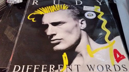 Rudy Different Words (special Remix) Vinilo Maxi France 1986