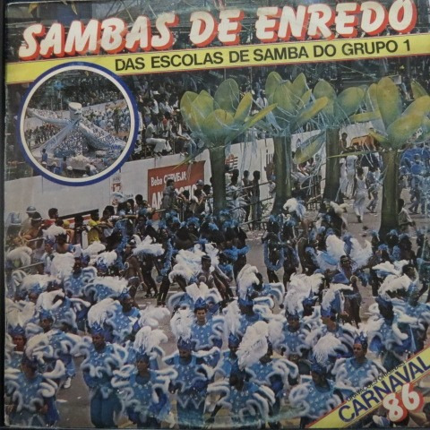 Lp   Sambas De Enredo  - Grupo 1  - Carnaval 86   Vinil Raro