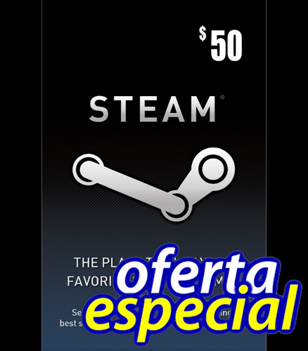 Steam Wallet Card $50, Para Dota2 (oferta)