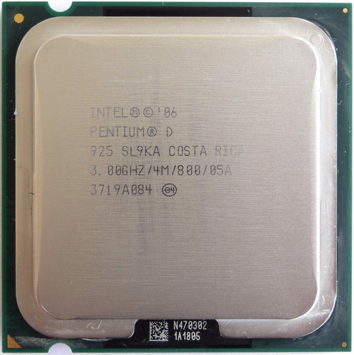 Pentium D925 3ghz Skt 775 Fsb 800 Mhz Cache 4mb! Sem Cooler!