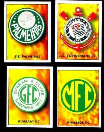 Figurinhas Do Campeonato Paulista De 98 -panini -excelentes