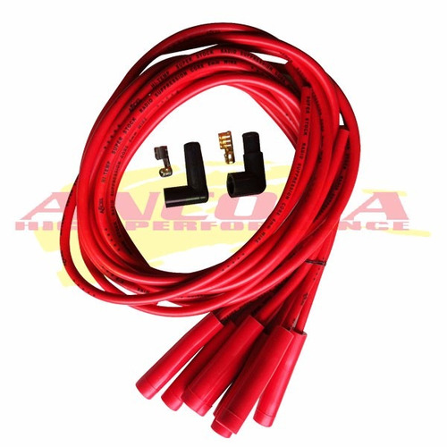 Jogo Cabo Vela Ignicao Accel 8.0mm Vermelho Fiat Palio