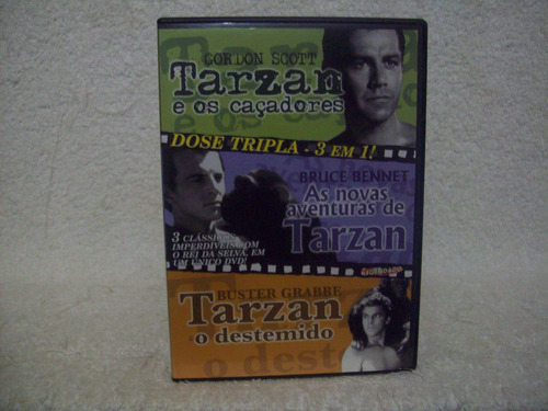 Dvd Tarzan E Os Caçadores, As Novas Aventuras E O Destemido