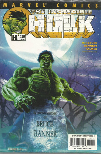 The Incredible Hulk 30 - Marvel - Bonellihq Cx243 G20