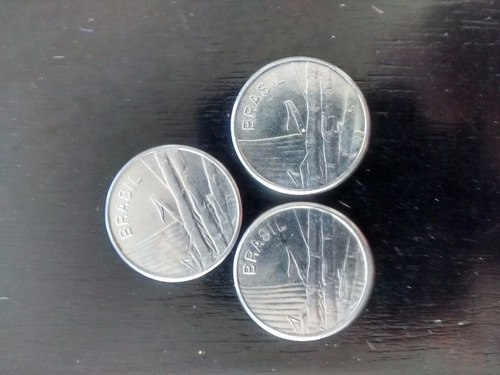 Numismatica Lote Monedas De Un Cruzeiro-79/80/81-brasil