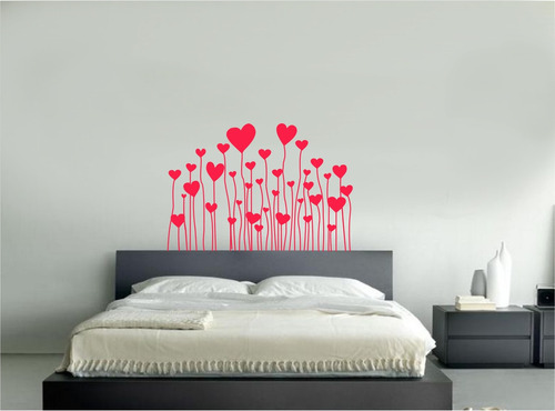 Vinilo Pared Corazones Decoración Wall Stickers