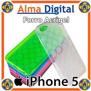 Forro Acrigel iPhone 5 5s Estuche Protector Goma Manguera