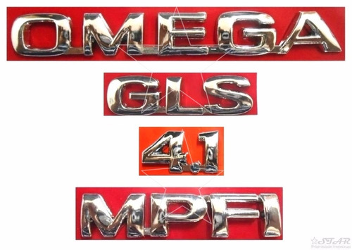 Emblemas Omega Gls 4.1 Mpfi - 1998 - Modelo Original