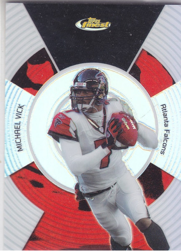 2005 Topps Finest Refractor Michael Vick Qb Falcons /399