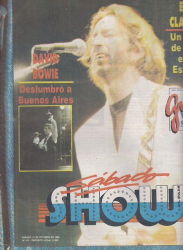 1990 David Bowie En Argentina Nota Y Fotos Revista Uruguay