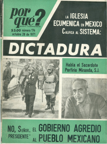 Revista Por Qué? 174 · Iglesia Ecuménica Califica Dictadura