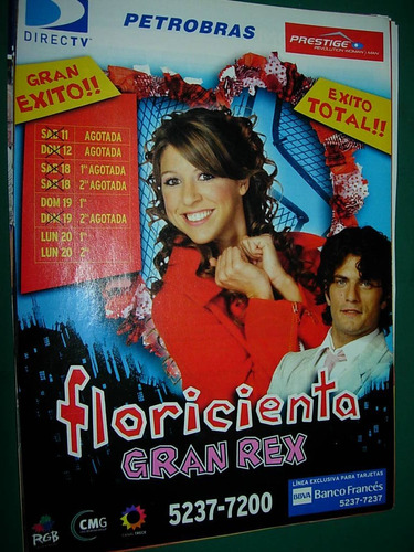 Floricienta Teatro Rex Publicidad Clipping Revista Caras