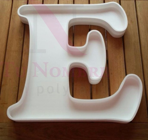 4 Letras Huecas 70 Cm Polyfan Tu Nombre Importa 4 Cm Espesor