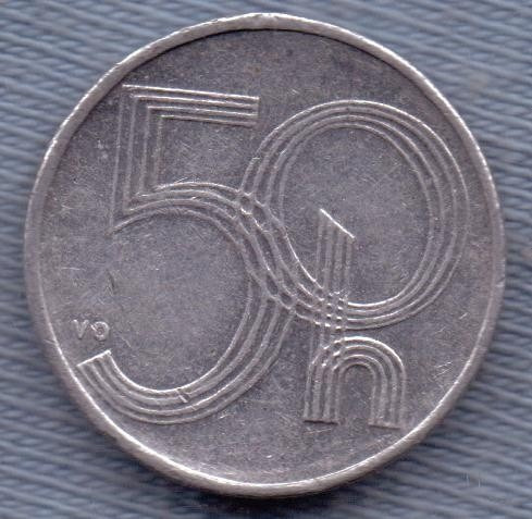 Republica Checa 50 Haleru 1993 *