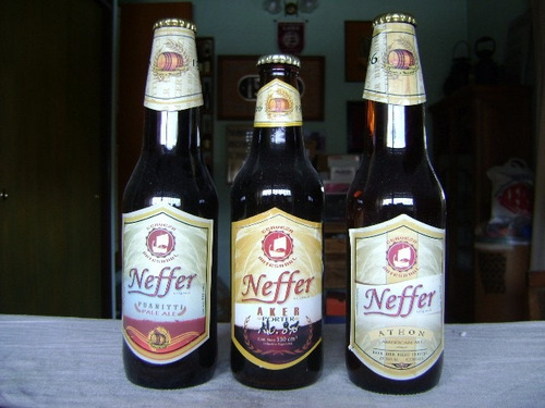 Set De 3 Botellas De Cerveza Neffer Artesanal Llenas