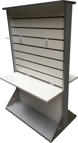 Imagen 6 de 6 de Panel Ranurado Exhibidor Doble Oportunidad Somos Fabricantes