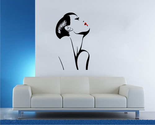 Vinilo Pared  Mujer Peluqueria Decoracion Wall Stickers