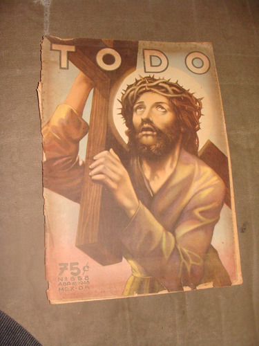 Revista Antigua Todo  1946, Todo, Mide 40 X28 Cm