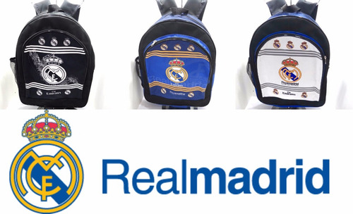 Bello Morral De Real Madrid Bulto Escolar Colegio Disney