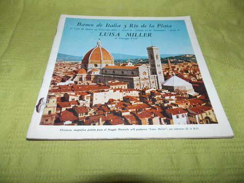 Luisa Miller - Banco De Italia Y Río De La Plata