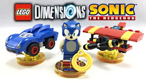 LEGO Dimensions Sonic the Hedgehog Level Pack The Tornado Sonic Speedster  71244