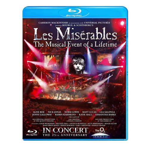 Les Miserables 25ª Anniversary Concert Bluray Nuevo!!!