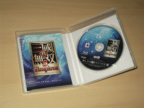Ps3 Shin Sangoku Musou 5 Empires ( Dynasty Warriors Japonês) (Usado)