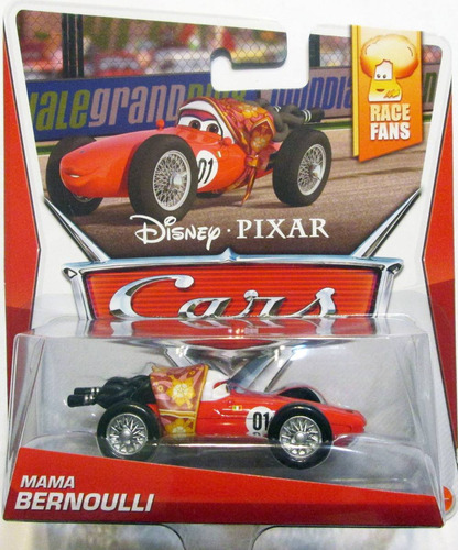 Cars 2 Disney Pixar Mama Bernoulli Escala 1:55