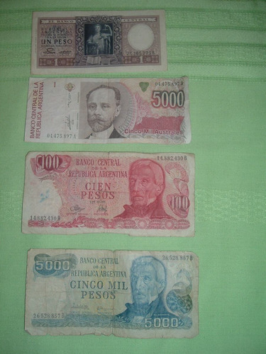 Billetes Republica De Argentina