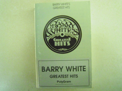 Barry White Casette Greatest Hits