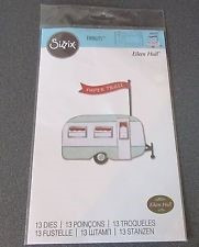 Sizzix 13 Dies Thinlits Troqueles Travel Trailer Eileen Hull