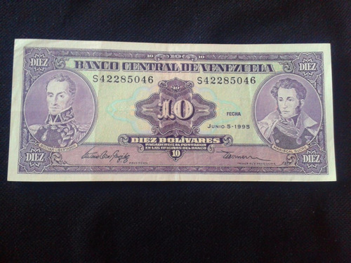 Venezuela 1995 10 Bolivares