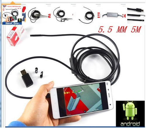 Camara Endoscopica - Smartphone (android) - 5mt - 5.5 Mm