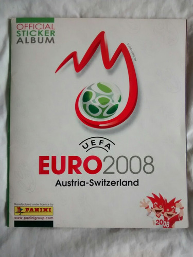 Álbum Panini Euro 2008 Full Futbol Barajitas