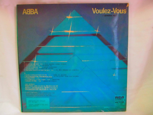 El Arcon Lp Vinilo Abba Chiquitita En Castellano Voulez-vous