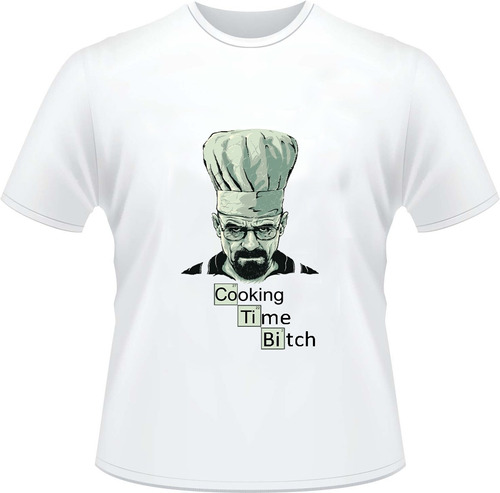 Camisetas Breaking Bad Cooking Time