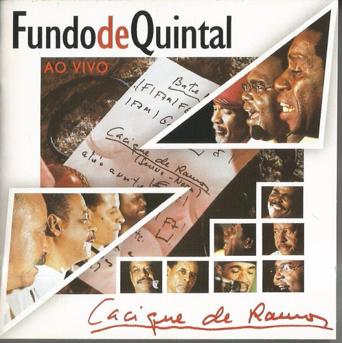 Cd Original Fundo De Quintal - Cacique De Ramos