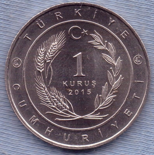 Imagen 2 de 2 de Turquia 1 Kurus 2015 * Imperio Seljuk (1040-1157) *