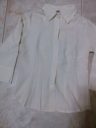 Camisa Entallada Mangas 3/4  ¡excelente!