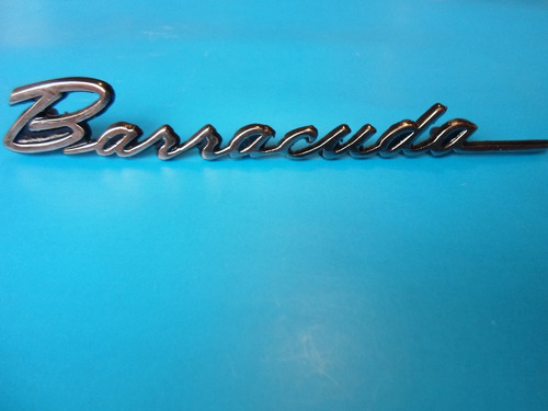 Emblema Barracuda 1968 Lateral Plymouth