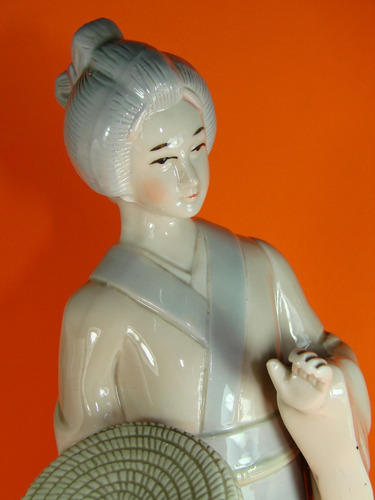 Porcelana,  Geisha  / Oriental Japonesa   # 2258